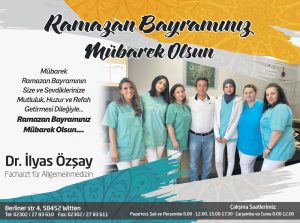 Ramazan Bayramınız mübarek olsun! Tüm sevdiklerinizle birlikte sağlık, huzur ve