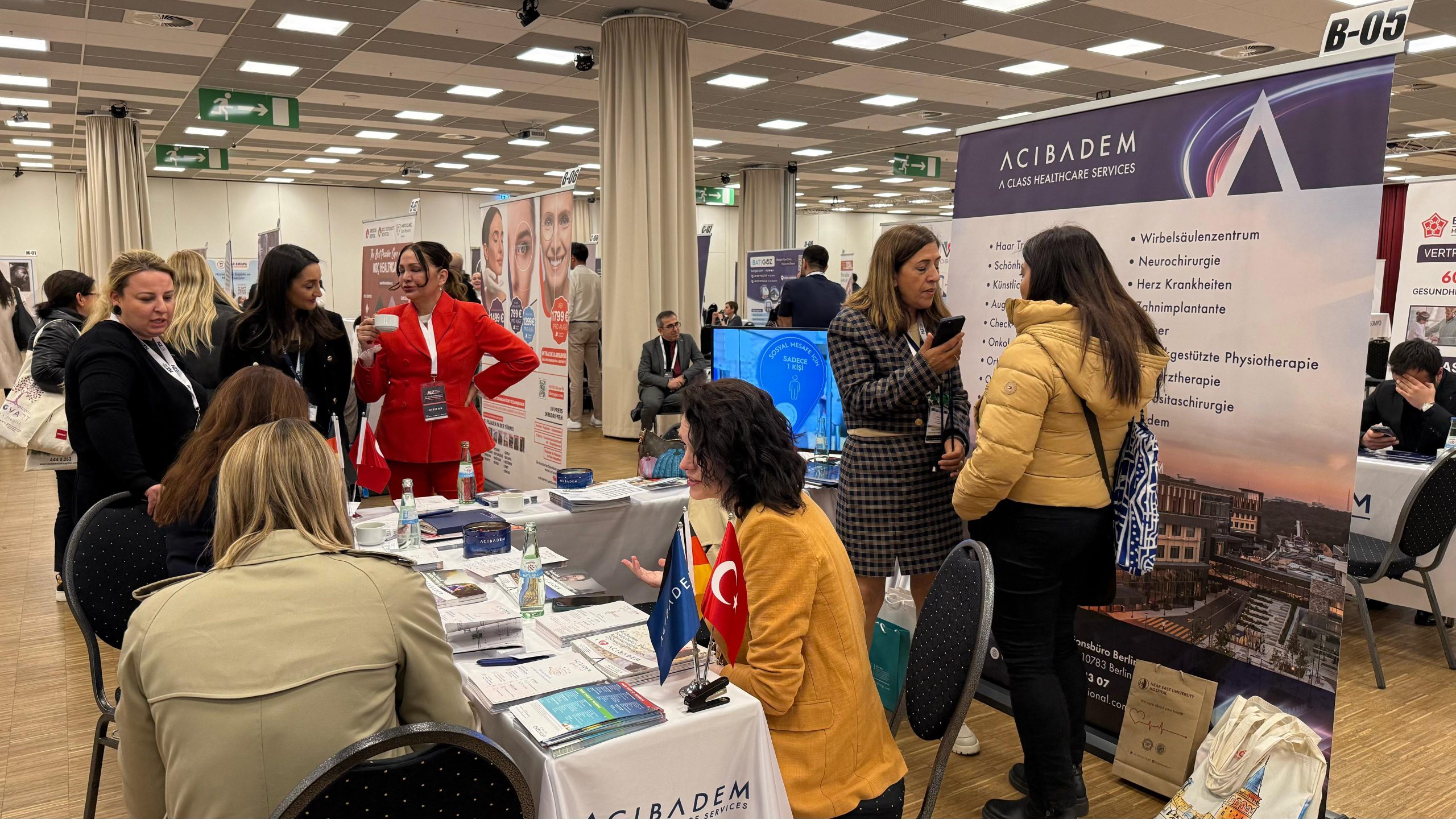 Acıbadem Sağlık Grubu, Berlin'deki Uluslararası Sağlık Fuarı’nda göz doldurdu