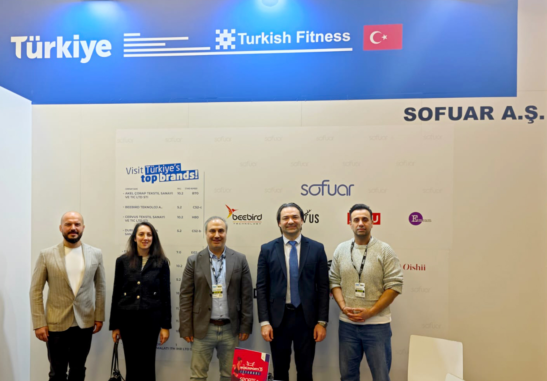 Köln Başkonsolosu Al, FIBO 2025'te Türk firmalarıyla buluştu