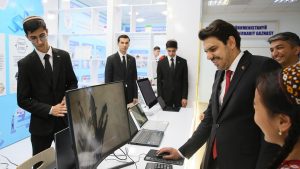 Yurtdışı Türkler ve Akraba Topluluklar Başkanı (YTB) Abdullah Eren, Türkmenistan