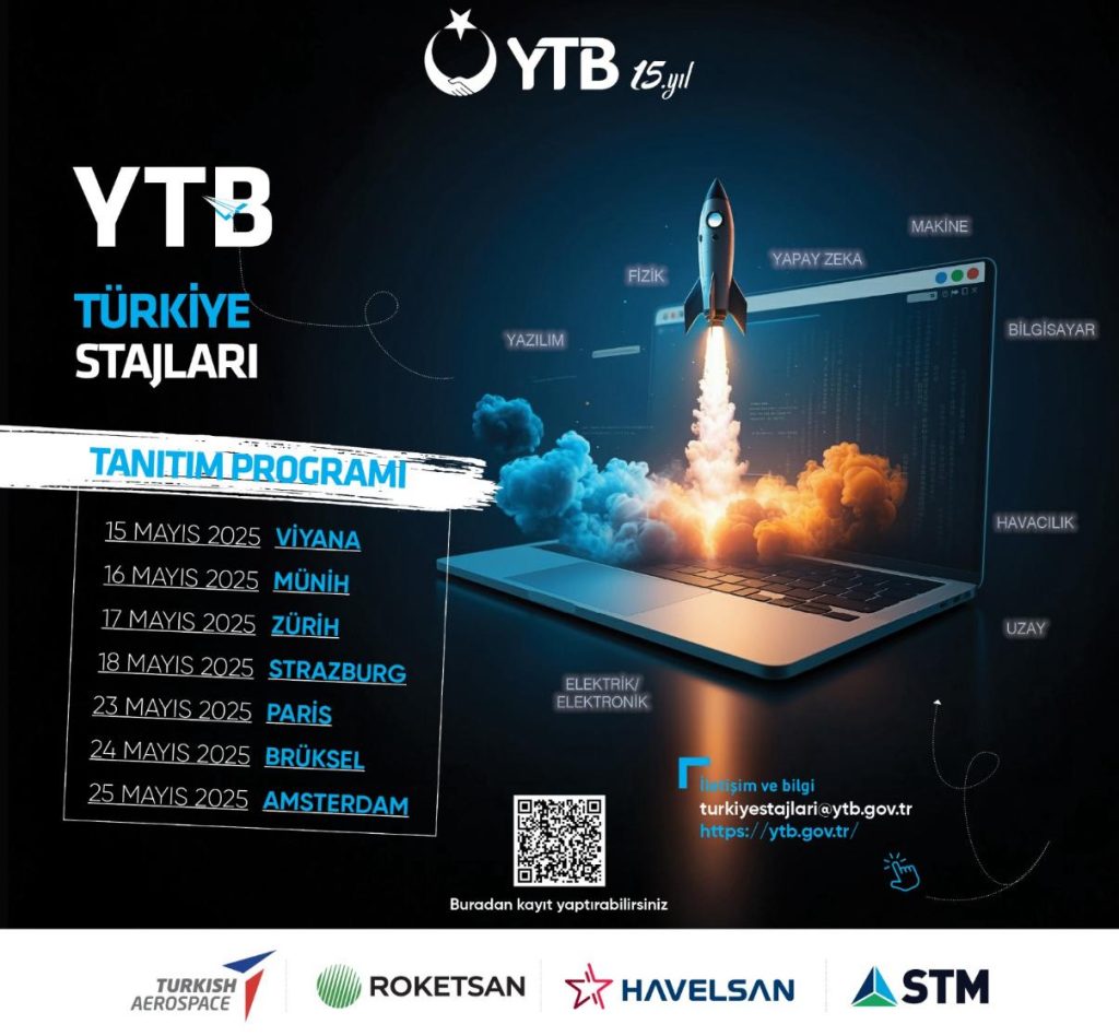 YTB'den yurt dışındaki gençlere büyük fırsat: Türkiye Stajları Programı başvuruları başladı 1 TurkiyeStajlari2