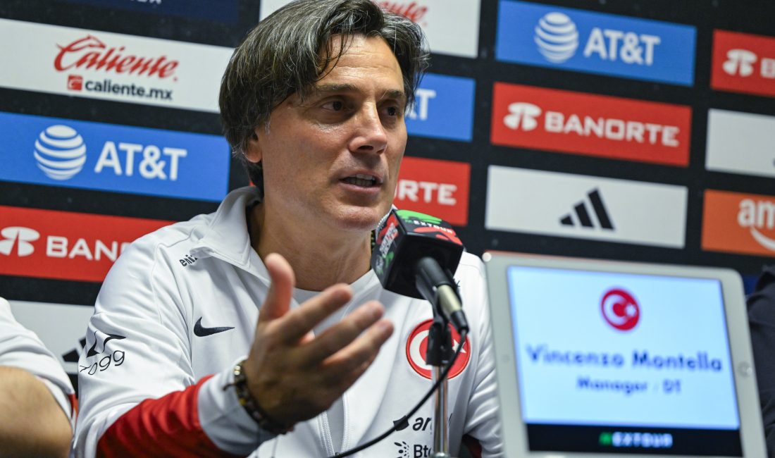A Millî Takım Teknik Direktörü Vincenzo Montella, Meksika’ya karşı oynanan