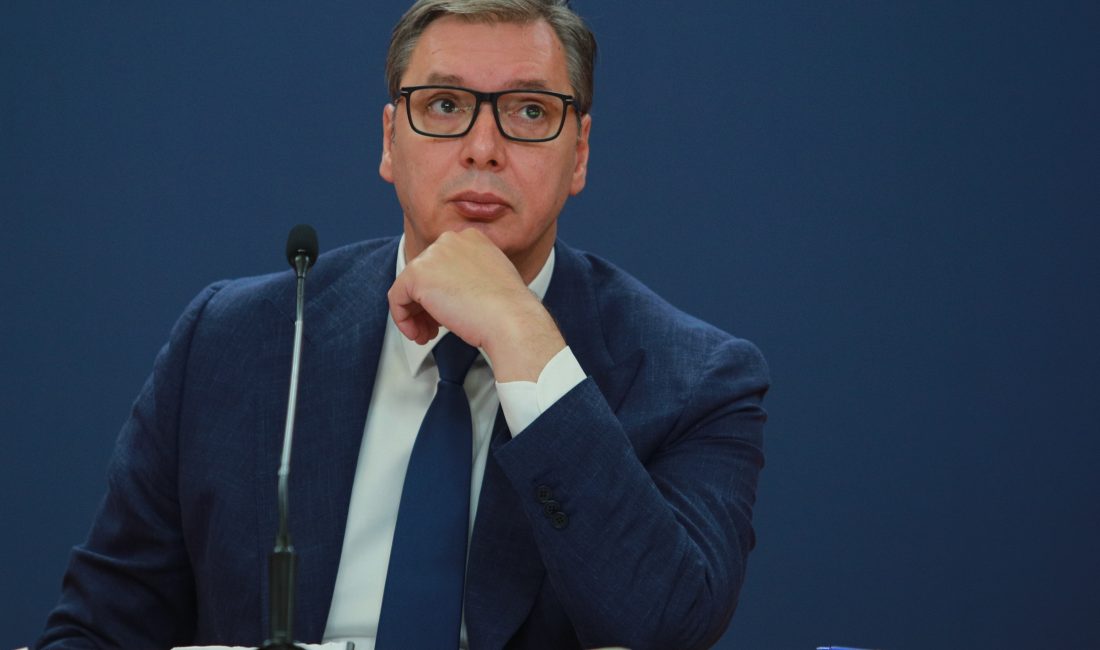 Sırbistan Cumhurbaşkanı Aleksandar Vučić, Belgrad’daki Genelkurmay Başkanlığı genişletilmiş kurul toplantısının