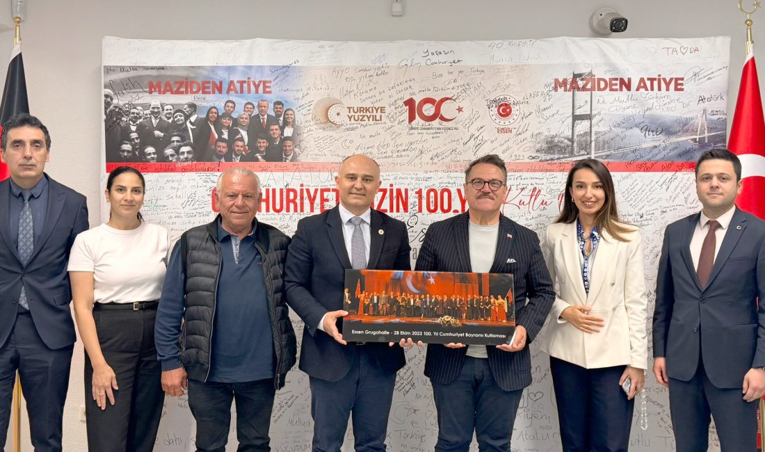 Türkiye Cumhuriyeti Essen Başkonsolosu Taylan Özgür Aydın, önemli bir konuğu