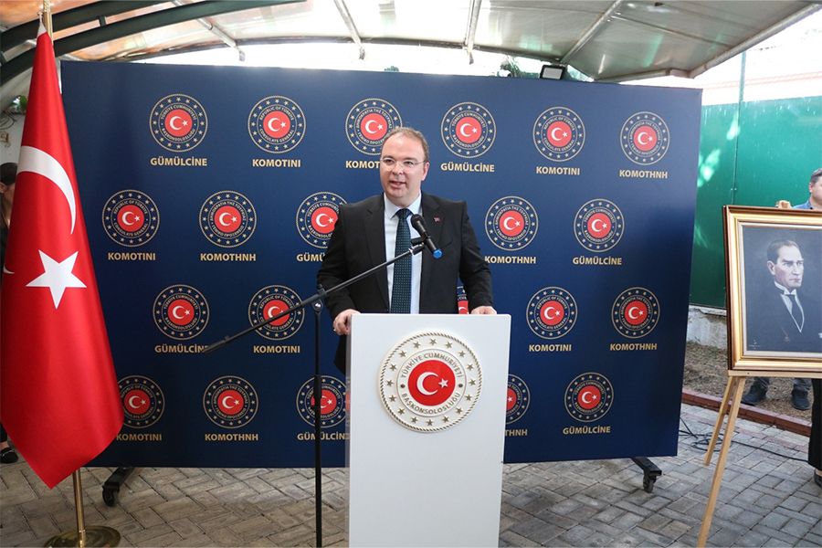 15Temmuz Demokrasi ve Milli Birlik Günü dolayısıyla Türkiye’nin Gümülcine Başkonsolosluğu’nda