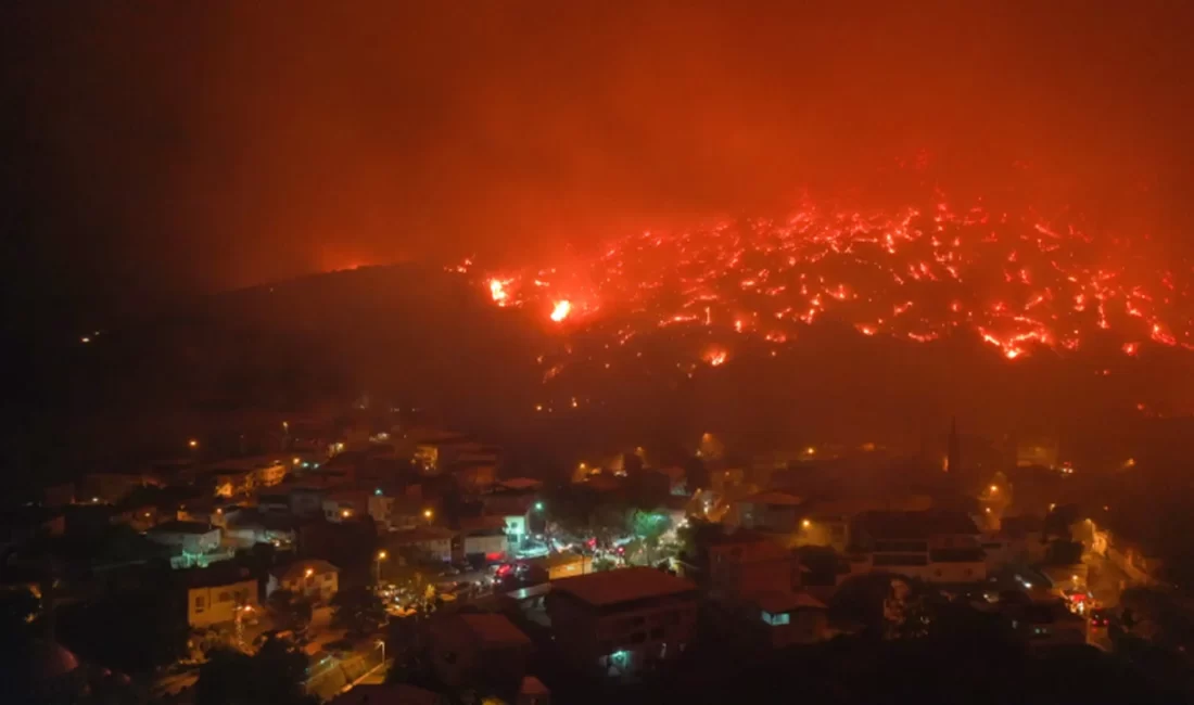 Türkiye’de dört farklı ilde başlayan orman yangınlarına havadan ve karadan
