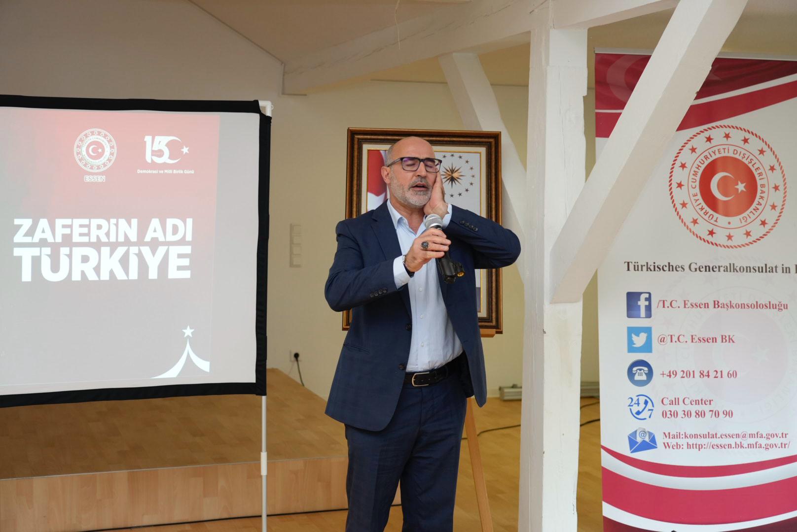 Essen Başkonoslosu Aydın: