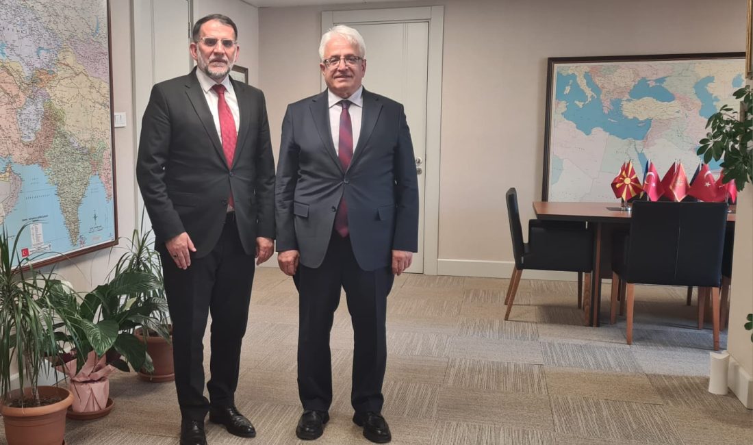 Makedonya Türkleri Hak ve Demokrasi Hareketi Milletvekili Salih Murat, Ankara