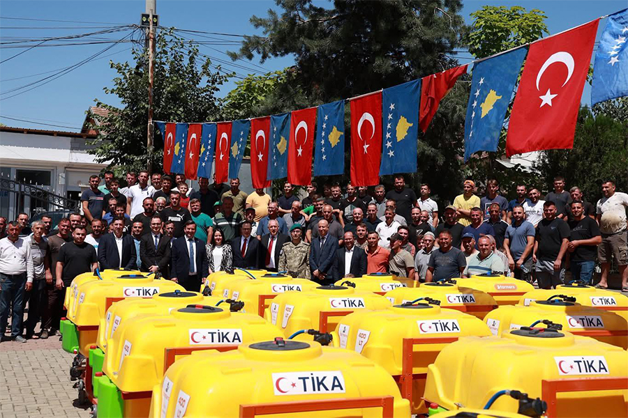 Mamuşa jansı Başkanlığı (TİKA) ile Mamuşa Belediyesi iş birliğinde yürütülen proje kapsamında, 200 çiftçiye