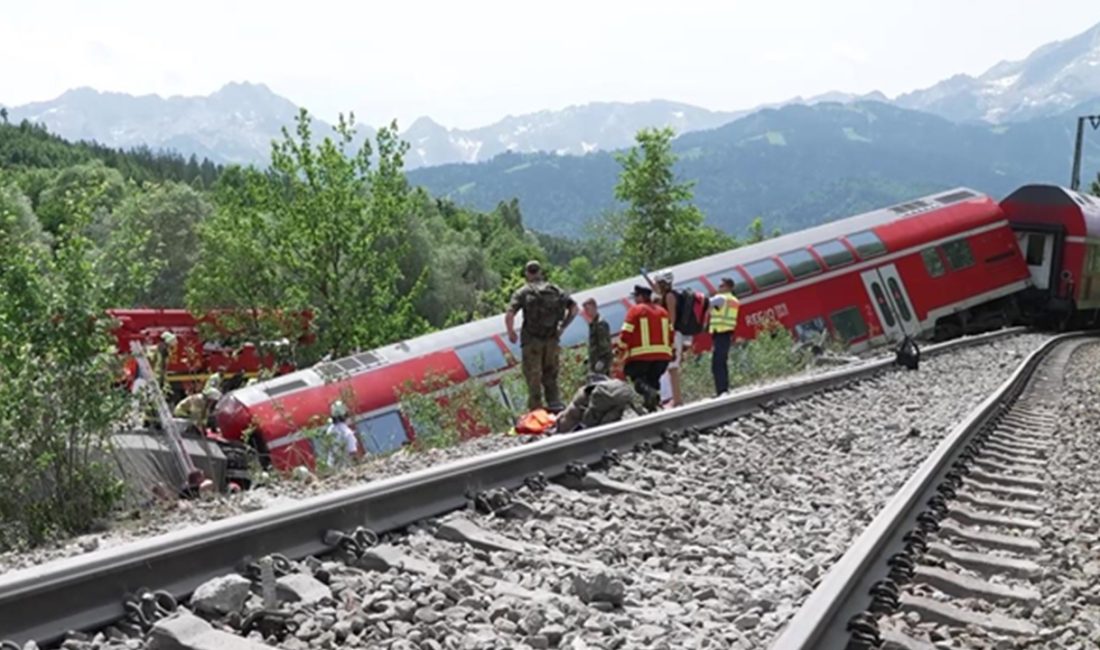Almanya’nın güneybatısındaki Baden-Württemberg eyaletinde büyük bir tren faciası yaşandı. Riedlingen