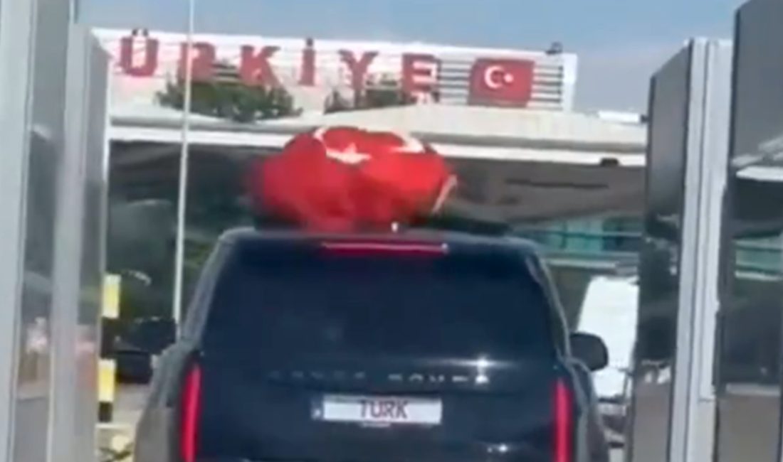 Belçika’dan Türkiye’ye gelen bir gurbetçi, özel ücretle aldığı “TÜRK” plakalı