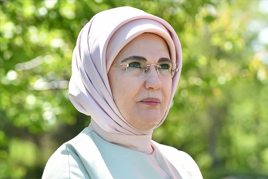 Cumhurbaşkanı Recep Tayyip Erdoğan’ın eşi Emine Erdoğan, ABD Başkanı Donald
