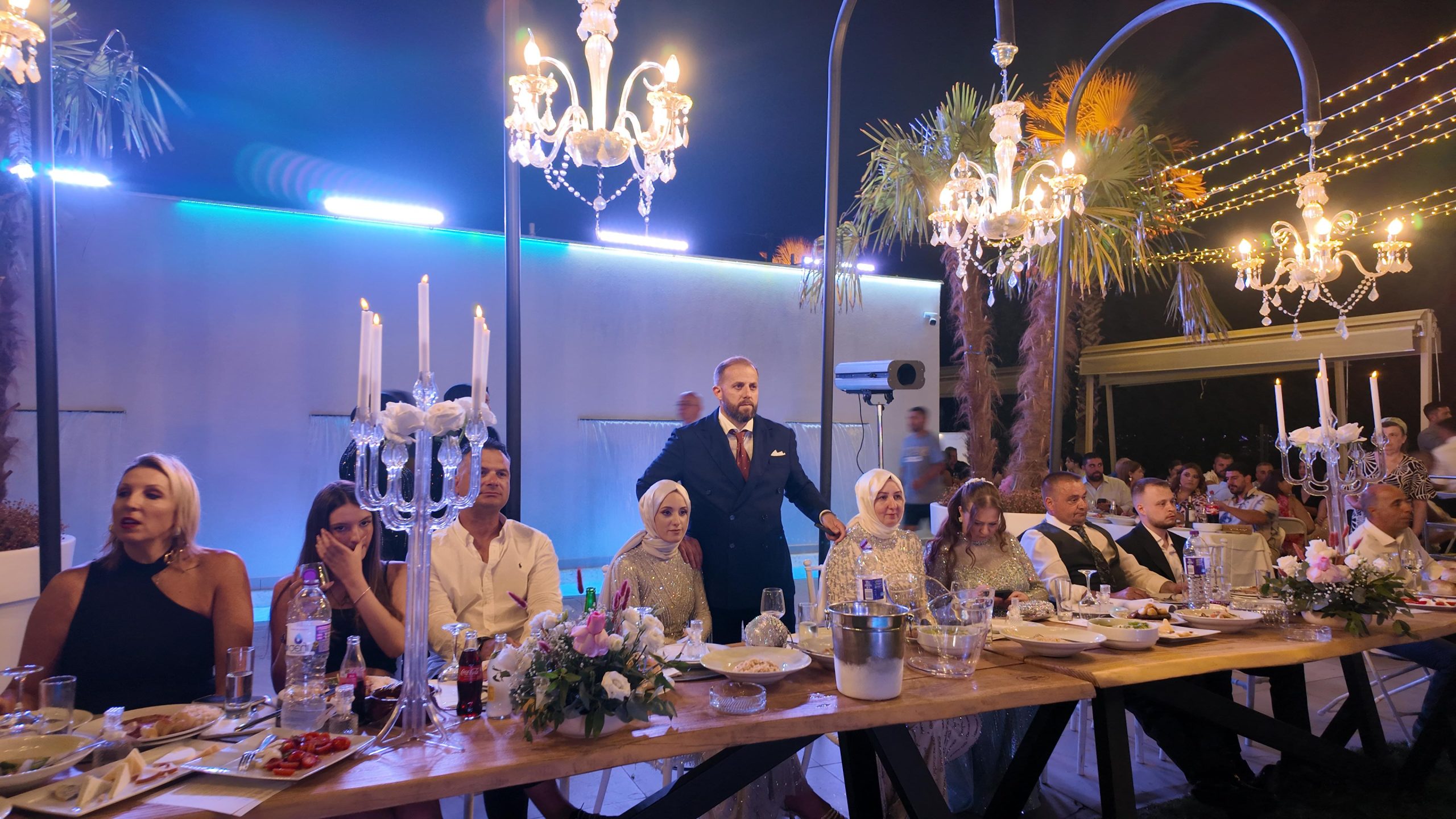 Esra ve Serkan düğününden bir kare
