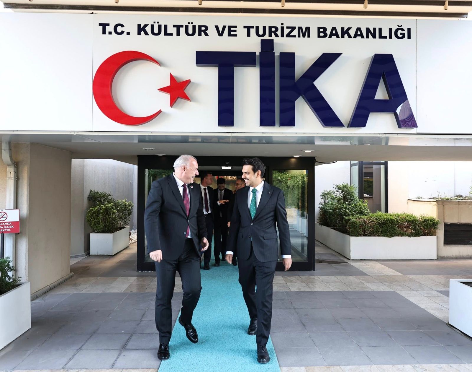 Kosova Kalkınma Bakanı Damka TİKA Başkanı Eren ile görüşüyor