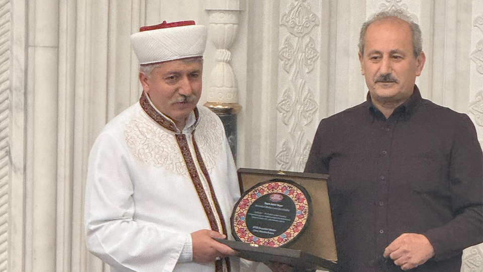 Din görevlisi Sezai Yaşar, dört yıllık görev süresinin ardından Trabzon’a