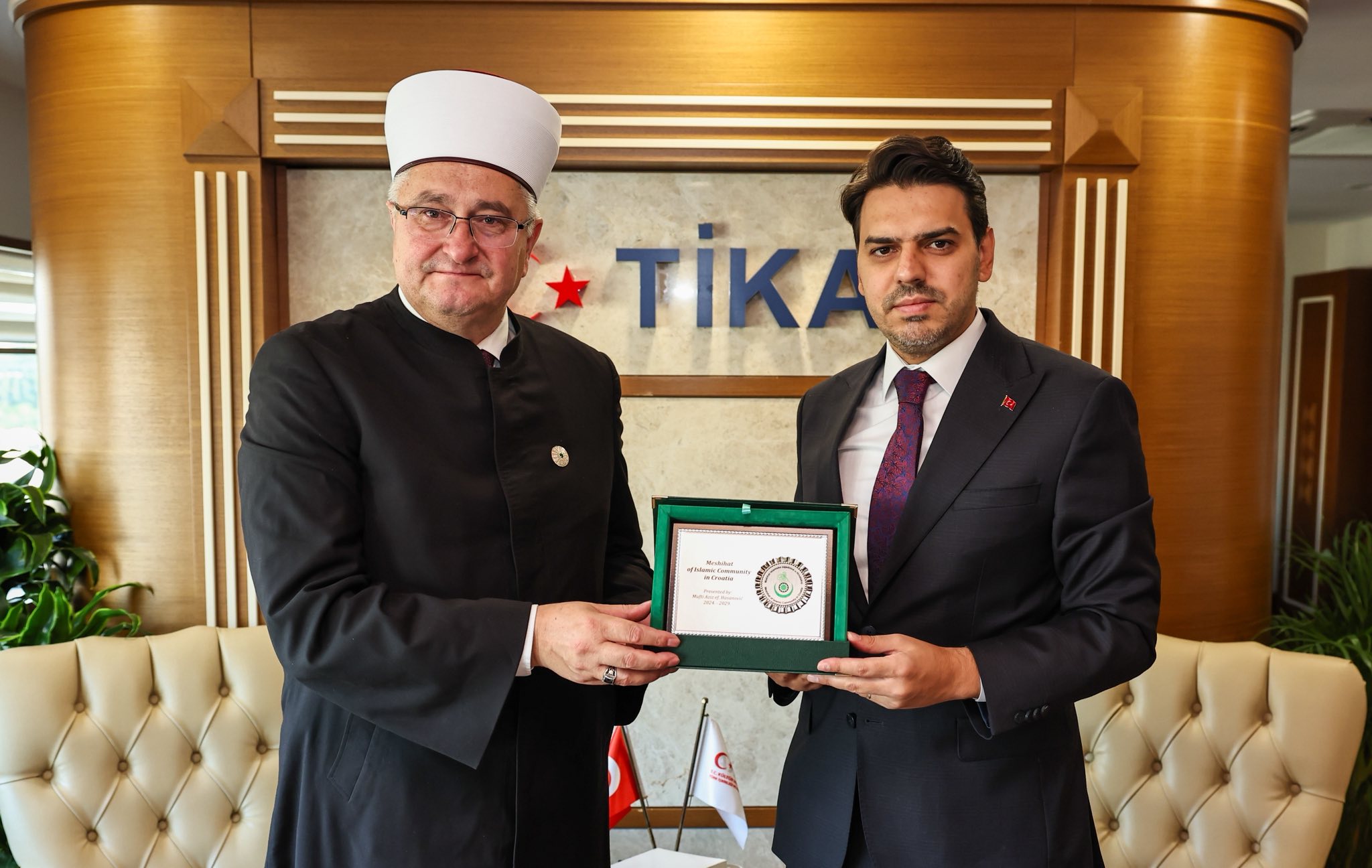 Hırvatistan İslam Birliği Meşihatı Başkanı Müftü Dr. Aziz ef. Hasanović,