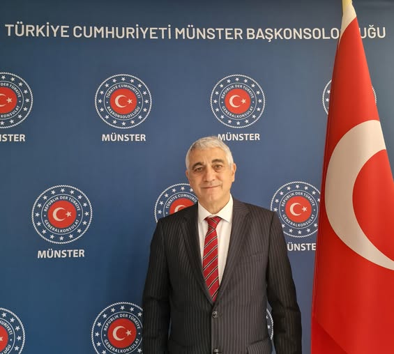 Türkiye Cumhuriyeti Münster Başkonsolosluğu görevine atanan Birinci Sınıf Başkonsolos Mehmet