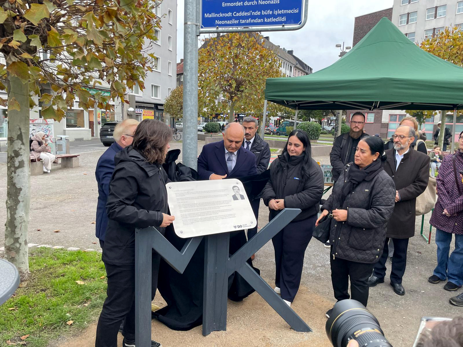 Dortmund’da NSU kurbanı Mehmet Kubaşık için anı plaketi açıldı