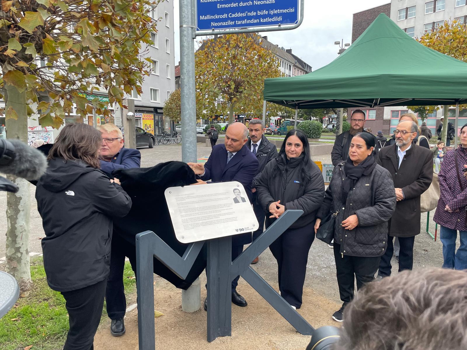 Dortmund’da NSU kurbanı Mehmet Kubaşık için anı plaketi açıldı