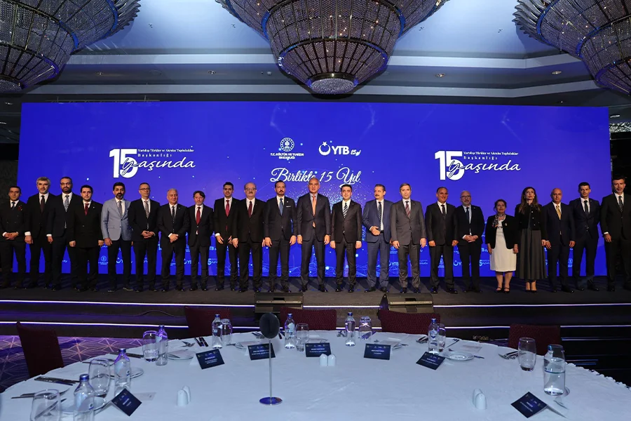 Yurtdışı Türkler ve Akraba Topluluklar Başkanlığı’nın (YTB) 15. kuruluş yıldönümü,