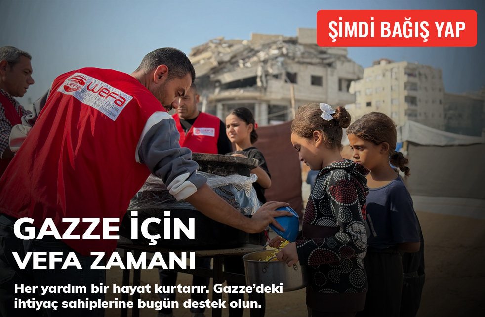 Gazze için Wefa Zamanı