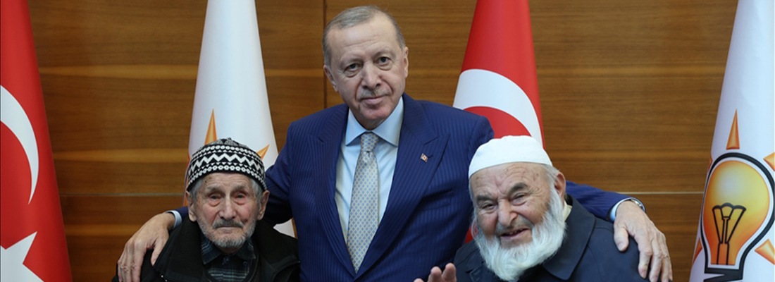 Erdoğan, Düzce’den gelen vatandaşlarla görüştü