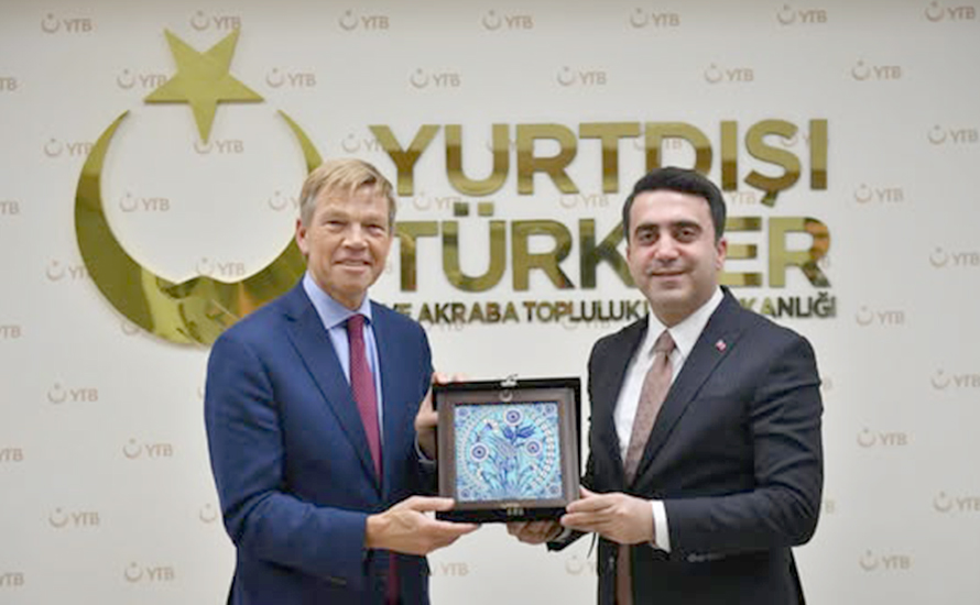 YTB Başkanı Turus, Hollanda Büyükelçisi Wijnands’ı ağırladı