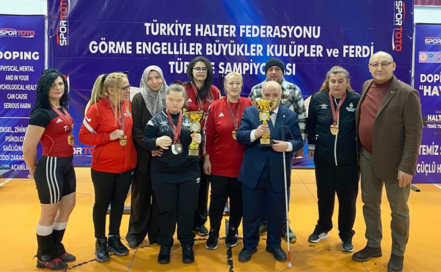 Türkiye Görme Engelliler Halter Şampiyonası başkentte düzenlendi