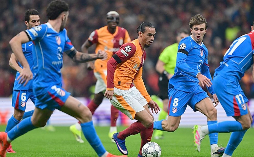 UEFA Şampiyonlar Ligi’nde Galatasaray, Atletico Madrid ile 1-1 berabere kaldı