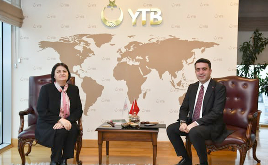 YTB Başkanı Turus, merhum Dr. Sadık Ahmet'in eşi Işık Sadıkahmet’i ağırladı
