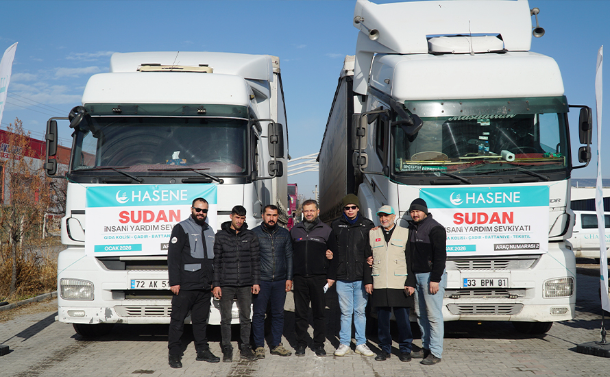 HASENE’den Sudan’a 103 tonluk insani yardım sevkiyatı