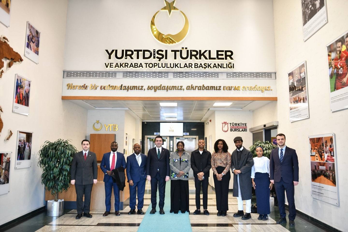 YTB Başkanı Turus, Nijeryalı Diaspora heyetini ağırladı