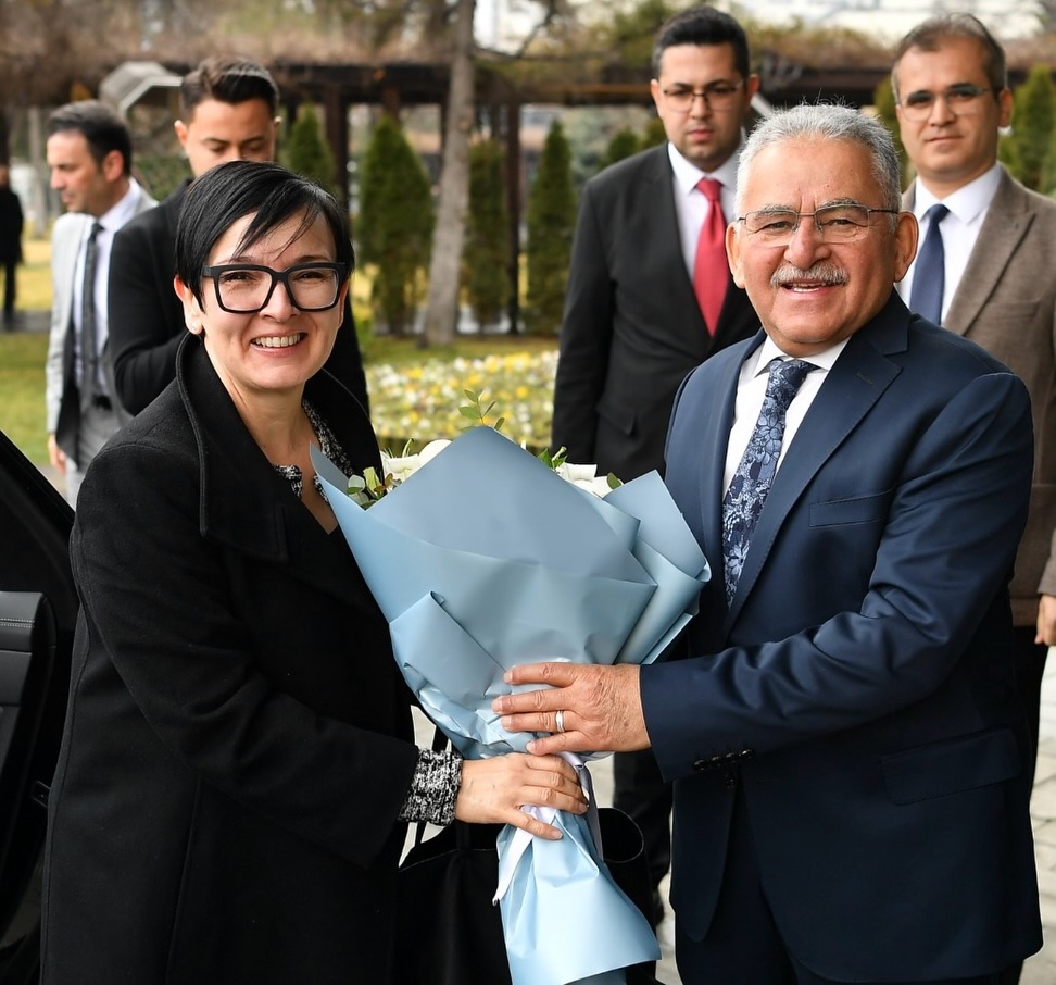 Büyükkılıç, Avusturyalı Heyeti Belediyede Ağırladı