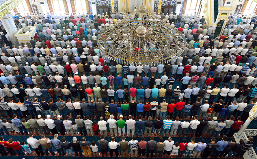 İlk teravih namazı eda edildi