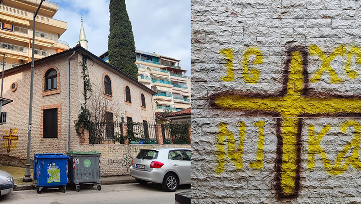 İskeçe’de Hürriyet Camii’ne Çirkin Saldırı