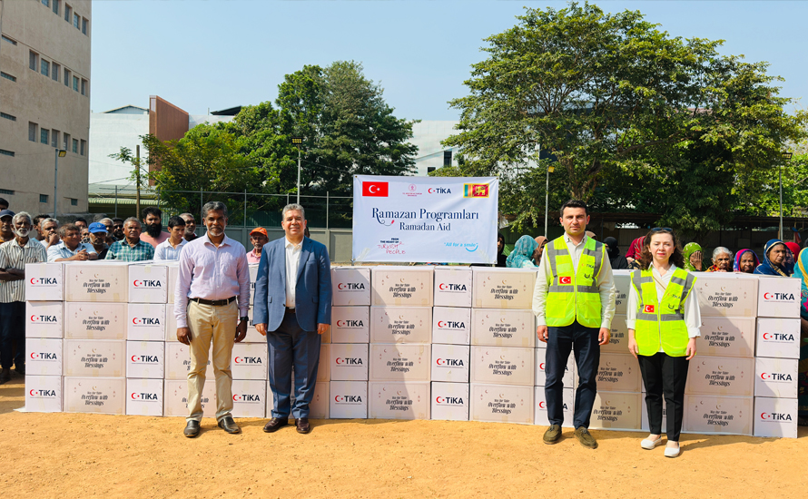 Sri Lanka’da ramazan paylaşımı: TİKA’dan 800 aileye gıda yardımı