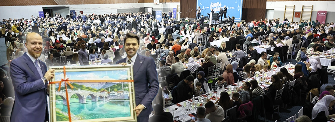 Bosna Hersek’te ramazan sofrası: TİKA’dan 1500 kişilik iftar