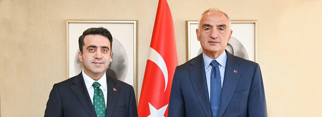 YTB Başkanı Turus’tan Kültür ve Turizm Bakanı Ersoy’a ziyaret