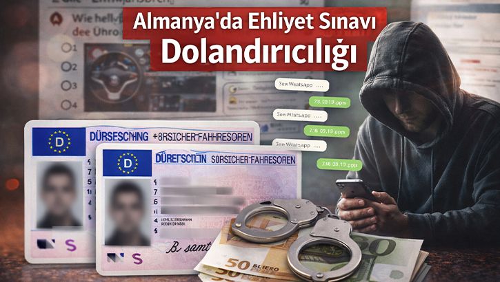 Almanya’da ehliyet sınavında büyük dolandırıcılık