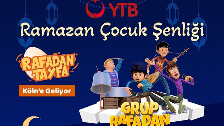 Rafadan Tayfa Köln’de çocuklarla buluşacak