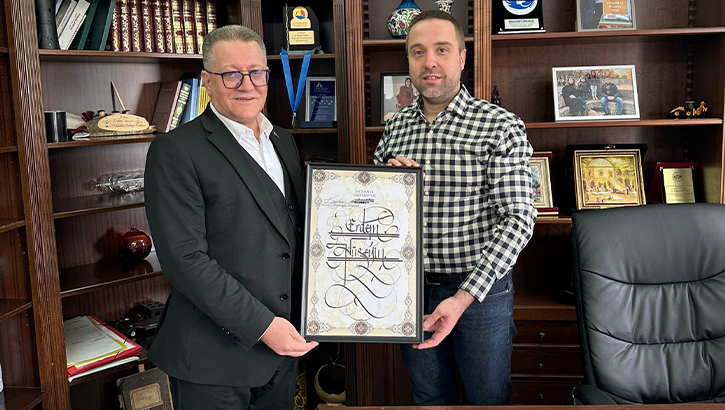 Ali Mollasalih’ten Kozlukebir Belediye Başkanı Erdem Hüseyin’e Ziyaret