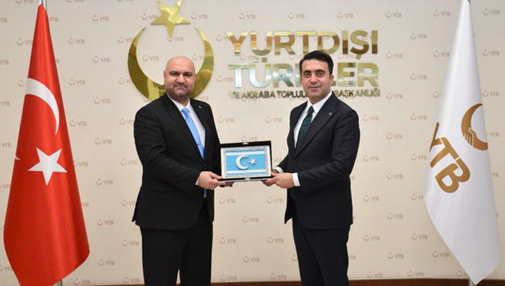 YTB Başkanı Turus’tan Muhammed Seman Ağa’ya Tebrik