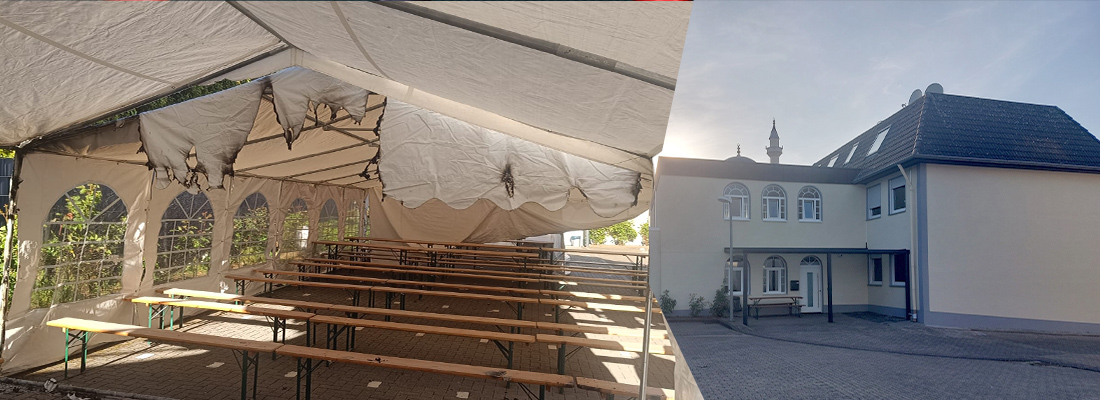 Unna DİTİB Camii kermesine çirkin saldırı: Çadırlar ateşe verildi