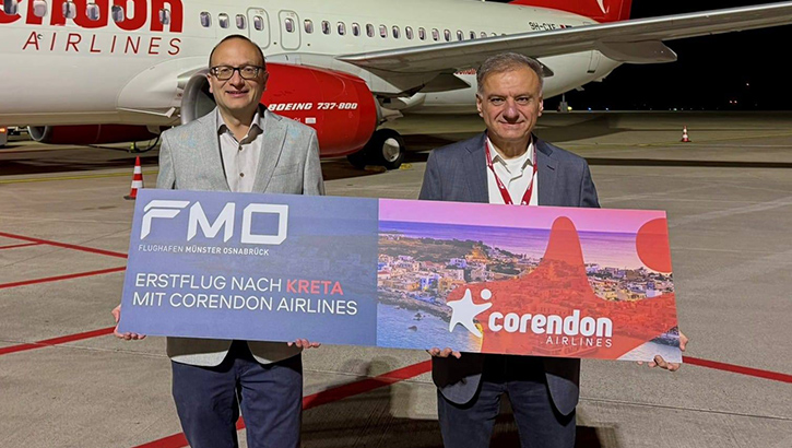   Corendon Airlines’tan Münster Osnabrück–Girit Hattına Yeni Seferler