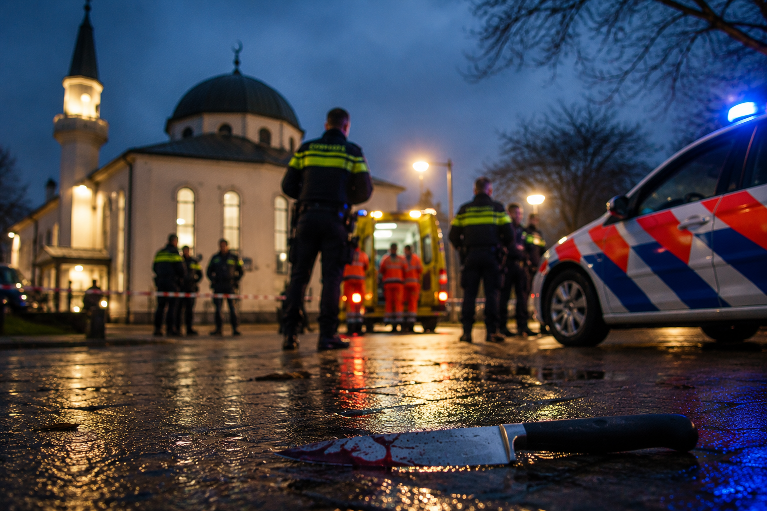 Hollanda’da Cami İmamına Bıçaklı Saldırı