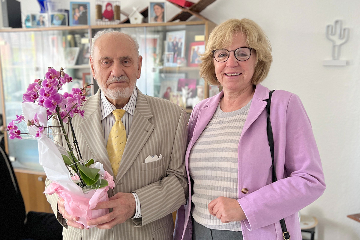 Gurbette geçen bir ömre saygı: Osnabrück Belediye Başkanı’ndan Ramazan Çığır’a anlamlı doğum günü ziyareti