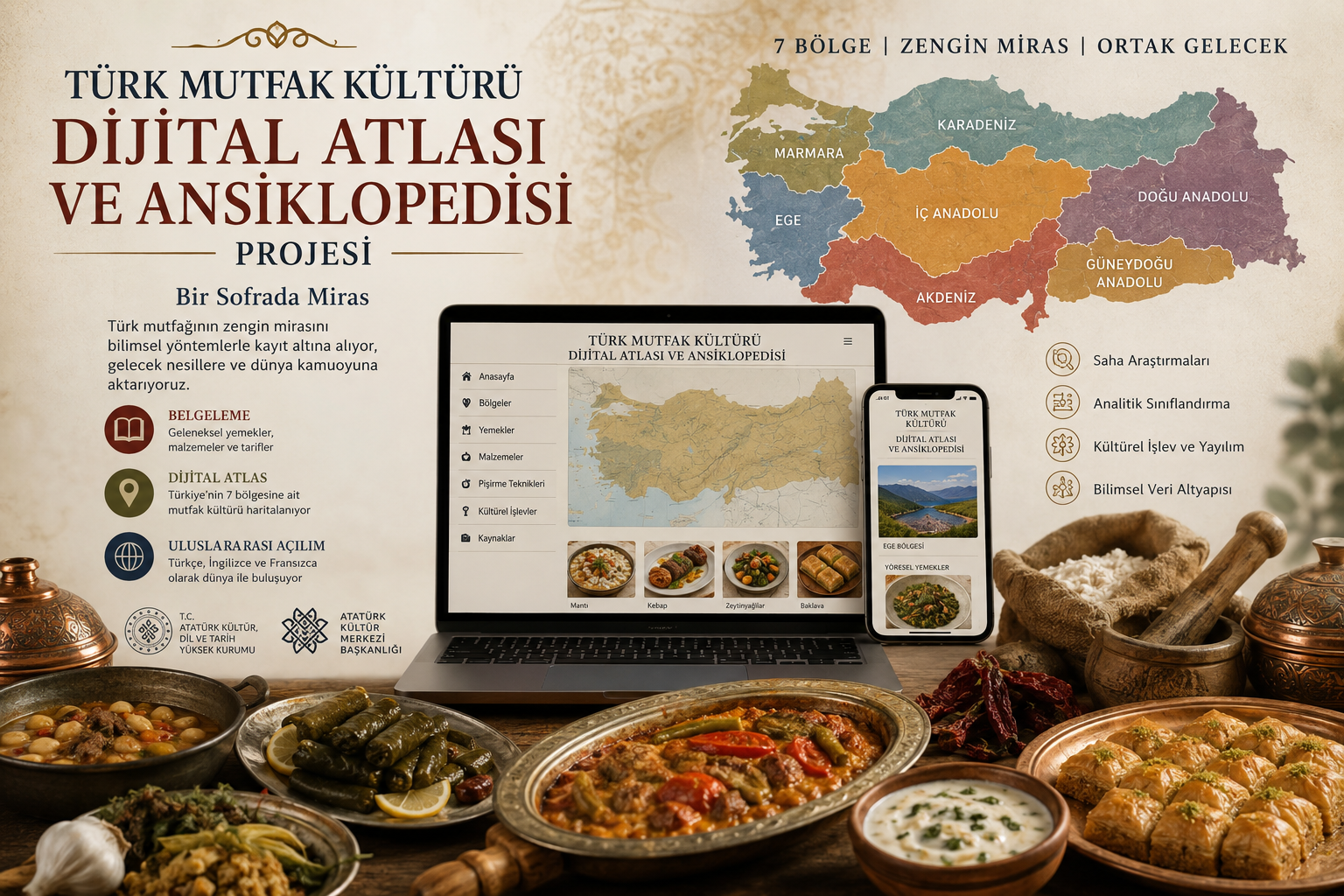 Paris’te Türk Mutfağı Dijital Atlası Tanıtıldı