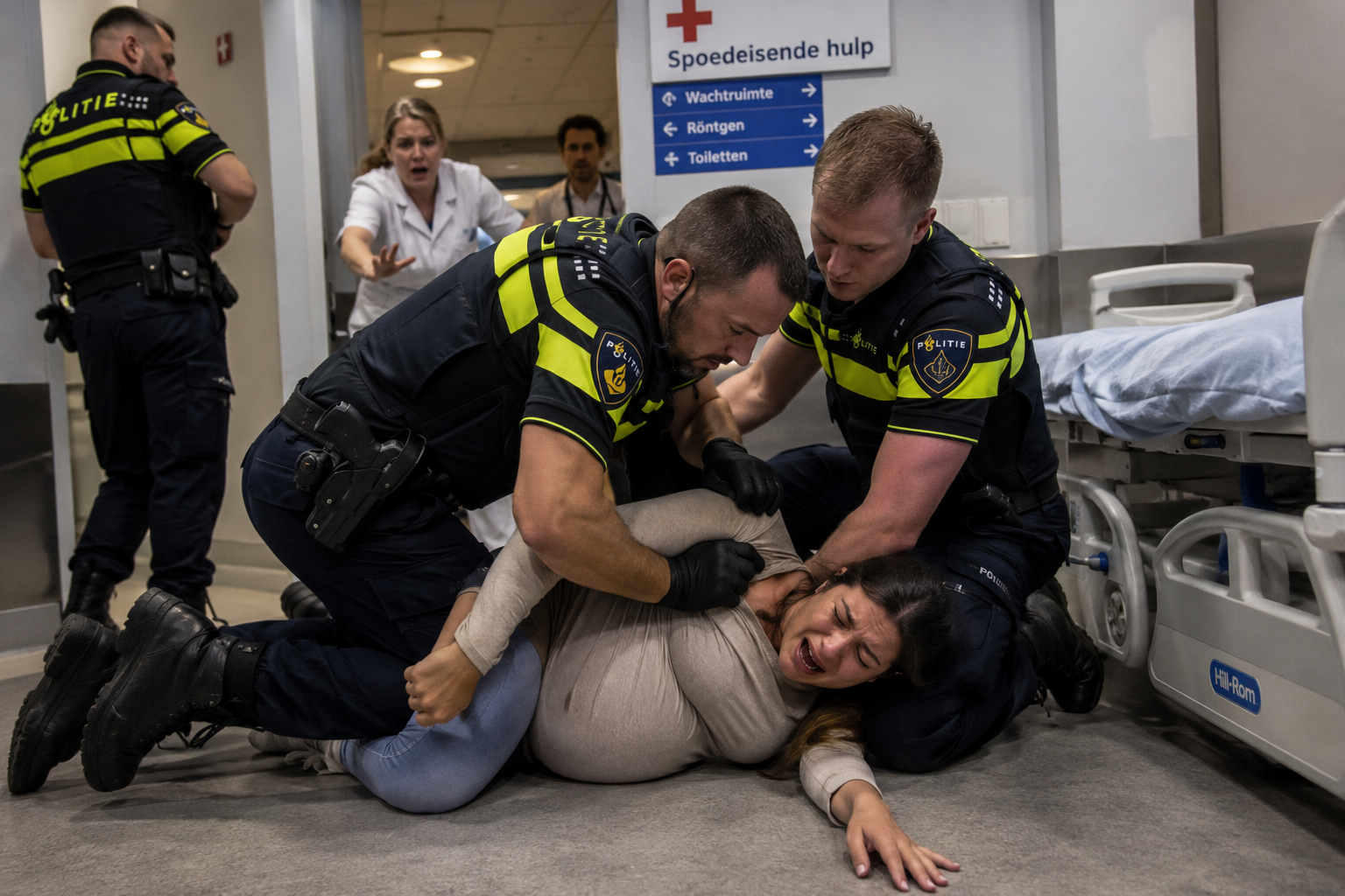 Hollanda’da Hamile Kadına Polis Müdahalesi Tepki Çekti