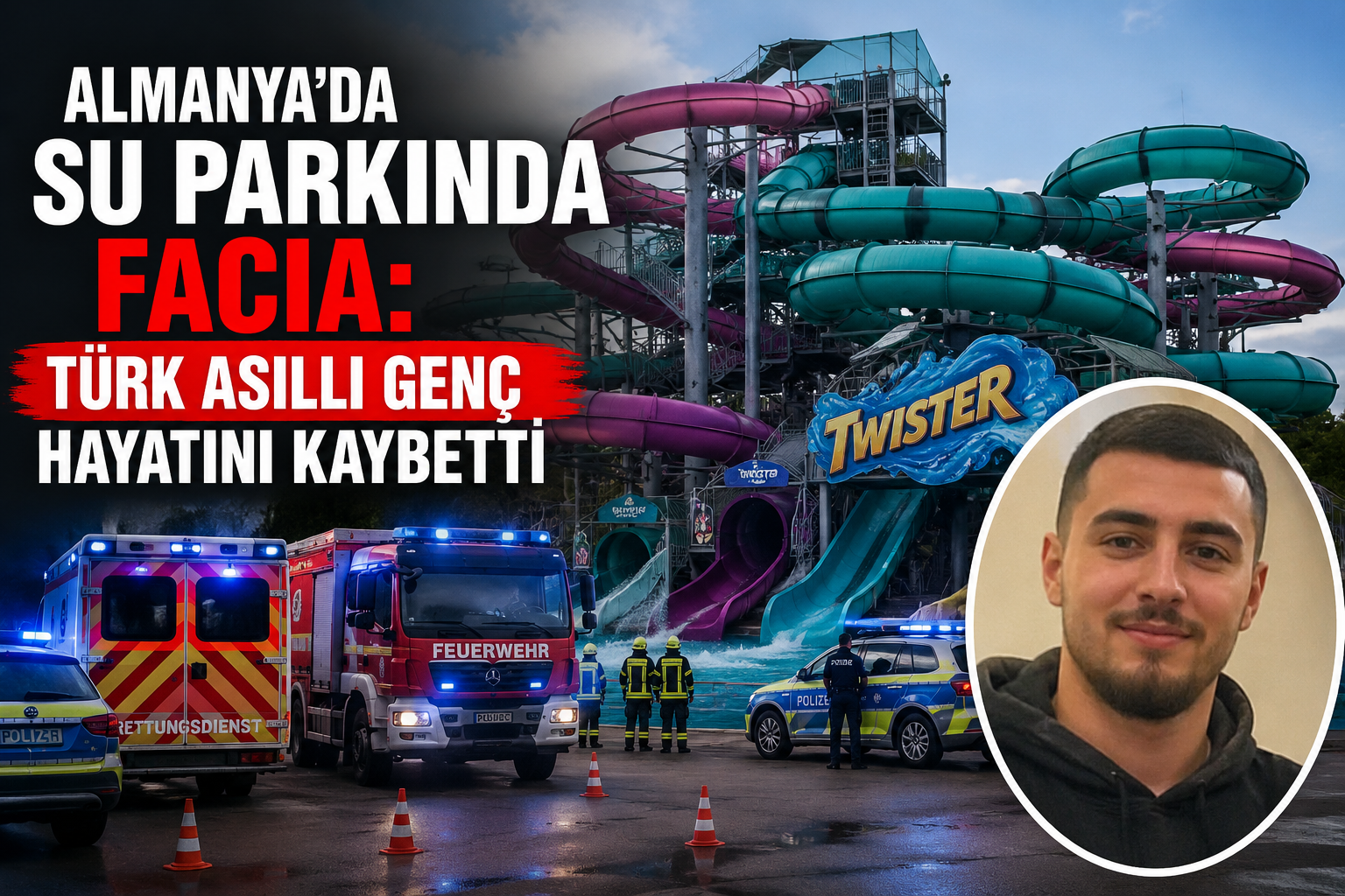 Almanya’daki Su Parkı Faciasında 25 Yaşındaki Genç Hayatını Kaybetti