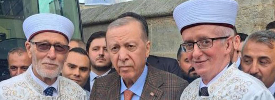 Selimiye Camii ibadete Açıldı, Müftülerimiz Cumhurbaşkanı Erdoğan ile görüştü